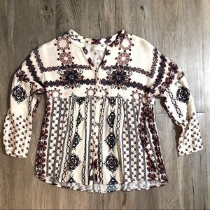 🔥SALE - any 4/$20. Zara Girls Printed Blouse